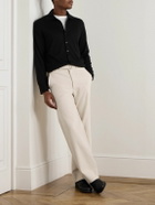 Stòffa - Straight-Leg Belted Cotton-Twill Trousers - Neutrals