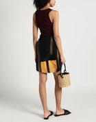 Louisa Ballou Womens Mini skirt in Black