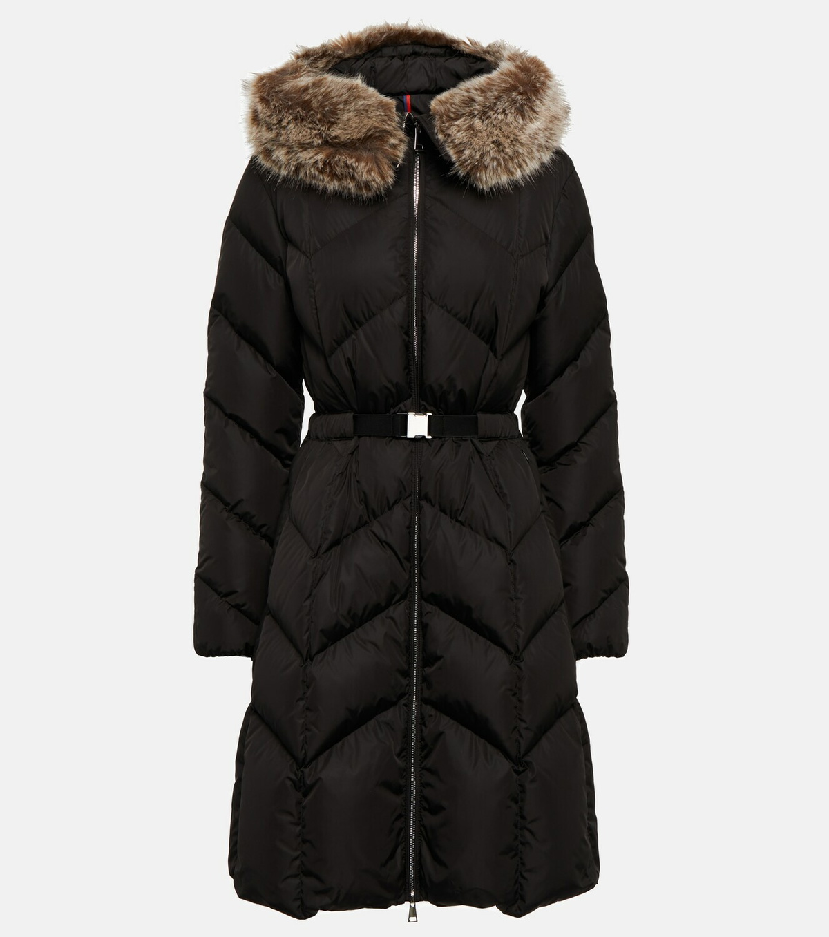 MONCLER2022/23秋冬 エコファー/フード付ダウンコート GENISSIAT MONCLER☆新作 ファー付きダウンジャケット LAICHEFUR☆関税込み