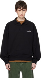 Carhartt Work In Progress Black WIP Label Sweatshirt Polo