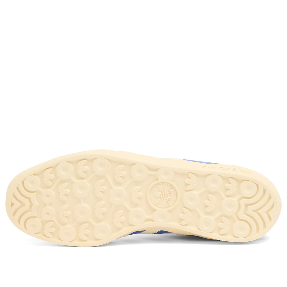 Adidas Gazelle Indoor Sneaker in Blue/Cream White/Gold