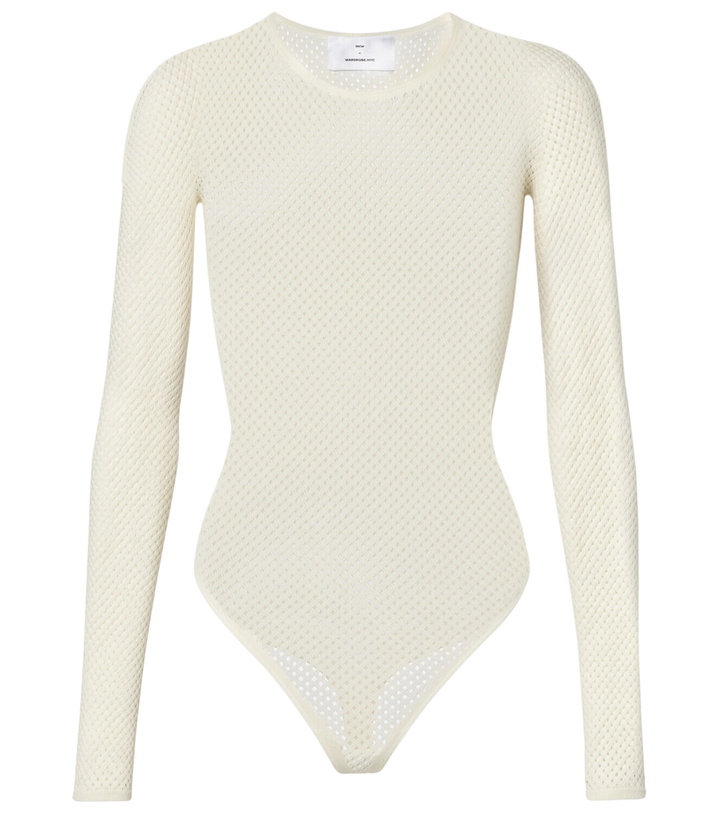 Photo: Wardrobe.NYC RHW Web wool-blend bodysuit