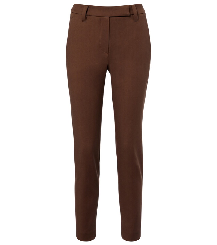 Photo: Brunello Cucinelli Cotton-blend slim pants