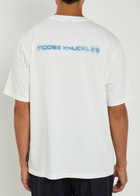 Moose Knuckles Maurice Printed Cotton T-shirt White