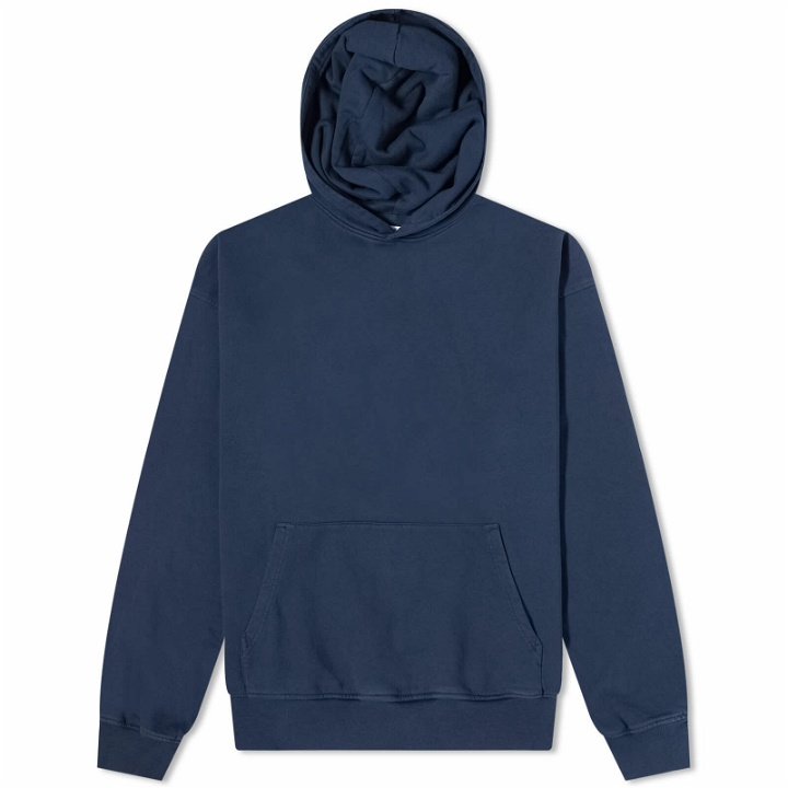 Photo: Colorful Standard Men's Organic Oversized Hoodie in Navy Blue