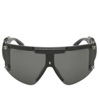 Ottolinger Women's Gem-Stud Knotted Sunglasses in Black 