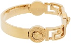 Versace Gold Greca Medusa Cuff Bracelet