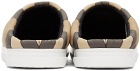 Burberry Beige Vintage Check Slippers