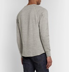 J.Crew - Slim-Fit Wallace & Barnes Garment-Dyed Textured-Cotton Sweatshirt - Gray