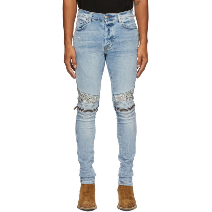 Photo: Amiri Blue Bandana MX2 Jeans