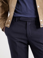 Thom Sweeney - Straight-Leg Cotton-Blend Chinos - Blue