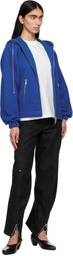 ADER error Blue Realce Zip-Up Product. 31 Hoodie