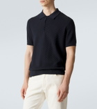 Brioni Cotton, silk, and cashmere polo shirt