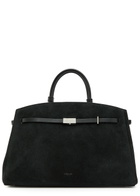 Demellier The Hudson Suede top Handle bag - Black - One Size