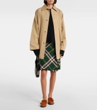 Clergerie Rita faux fur-trimmed leather loafers