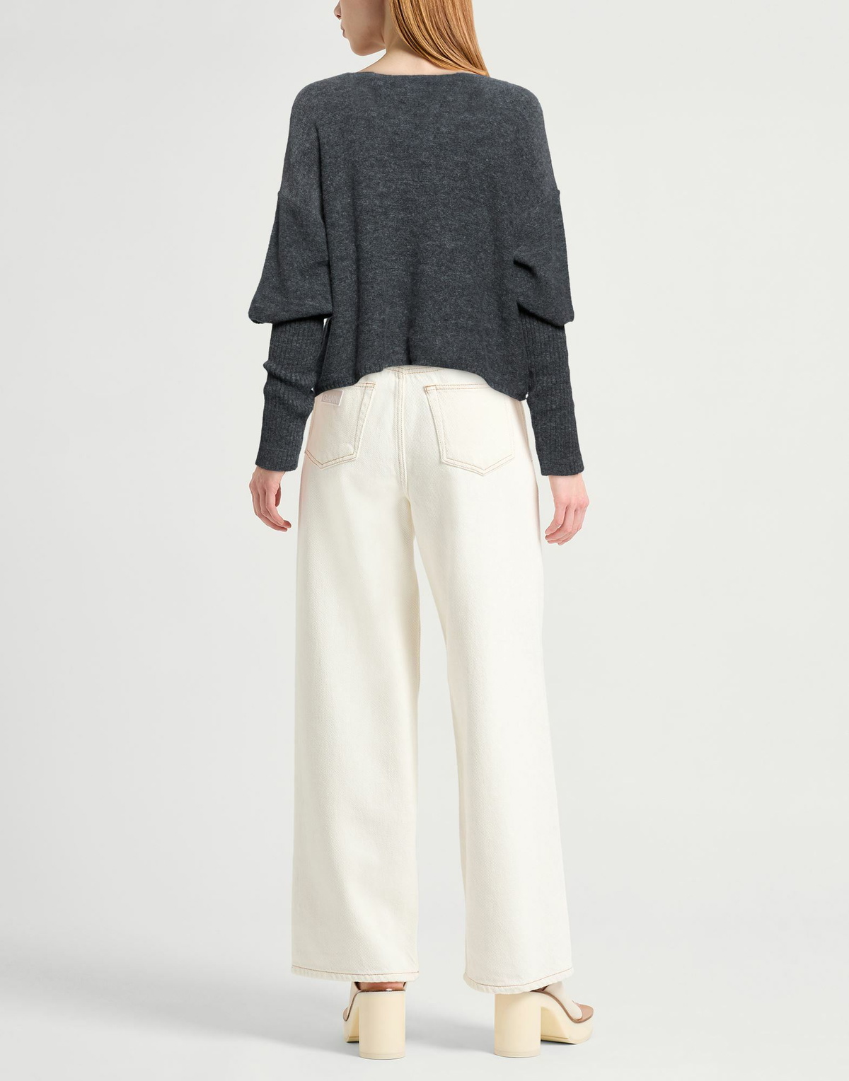 Manila Grace Womens Sweater Charcoal