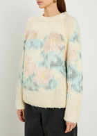 Bernadette Willy Floral-intarsia Silk Jumper Multicoloured 1