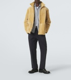 Umit Benan Matt cotton-blend straight pants