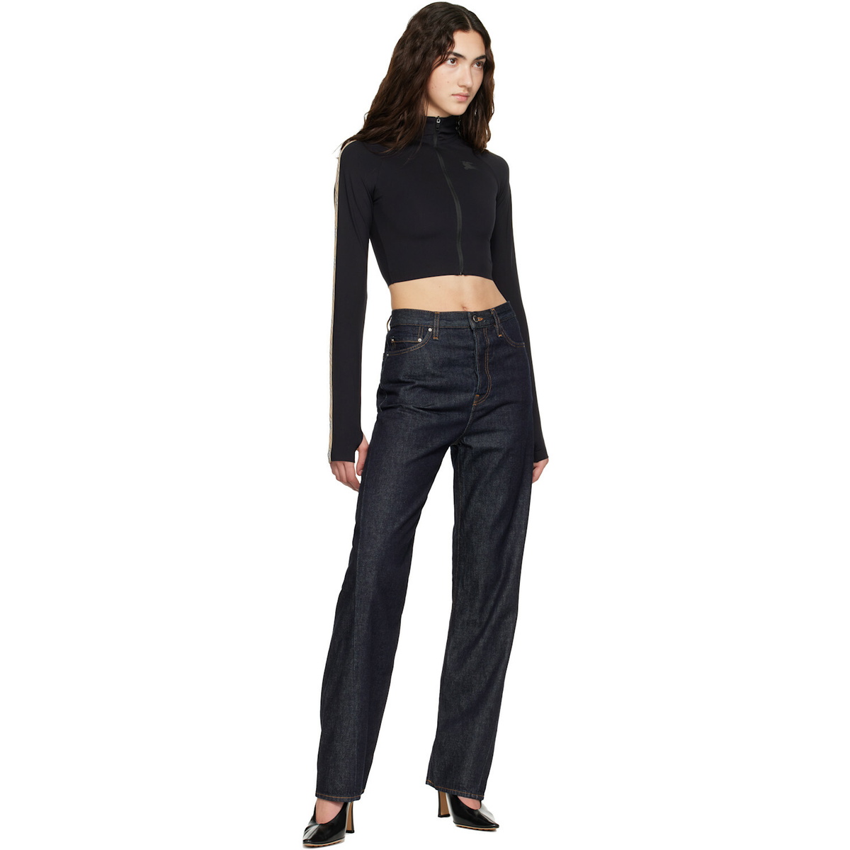 Burberry Black Astrid Track Jacket