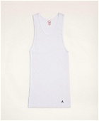 Brooks Brothers Men's Supima Cotton Athletic Undershirt-3 Pack | White