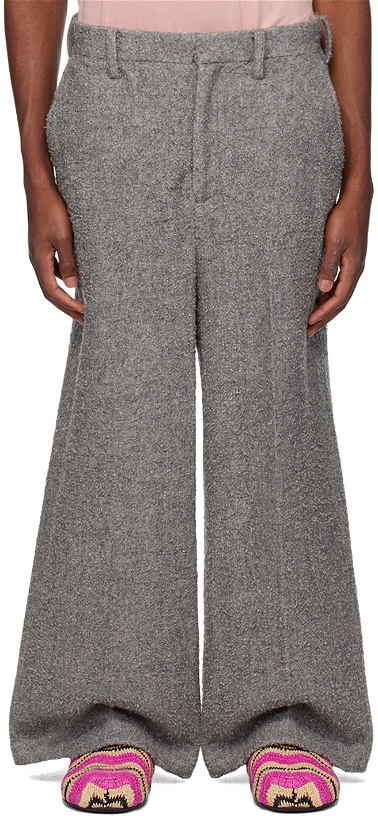 Photo: Doublet Gray Needle-Hole Trousers