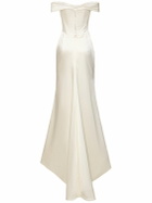 VIVIENNE WESTWOOD Nova Cora Satin Off Shoulder Bridal Gown