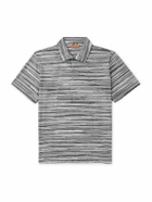 Missoni - Space-Dyed Cotton Polo Shirt - Gray