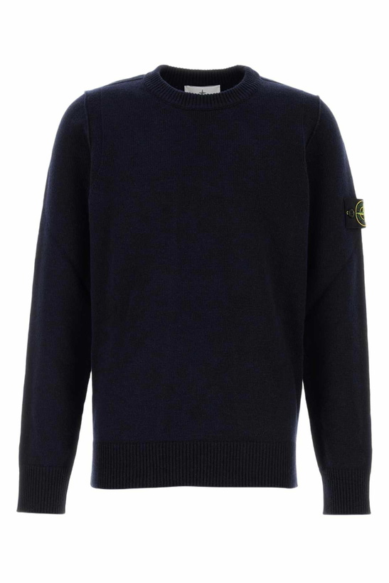 Photo: Stone Island Midnight Blue Wool Blend Sweater