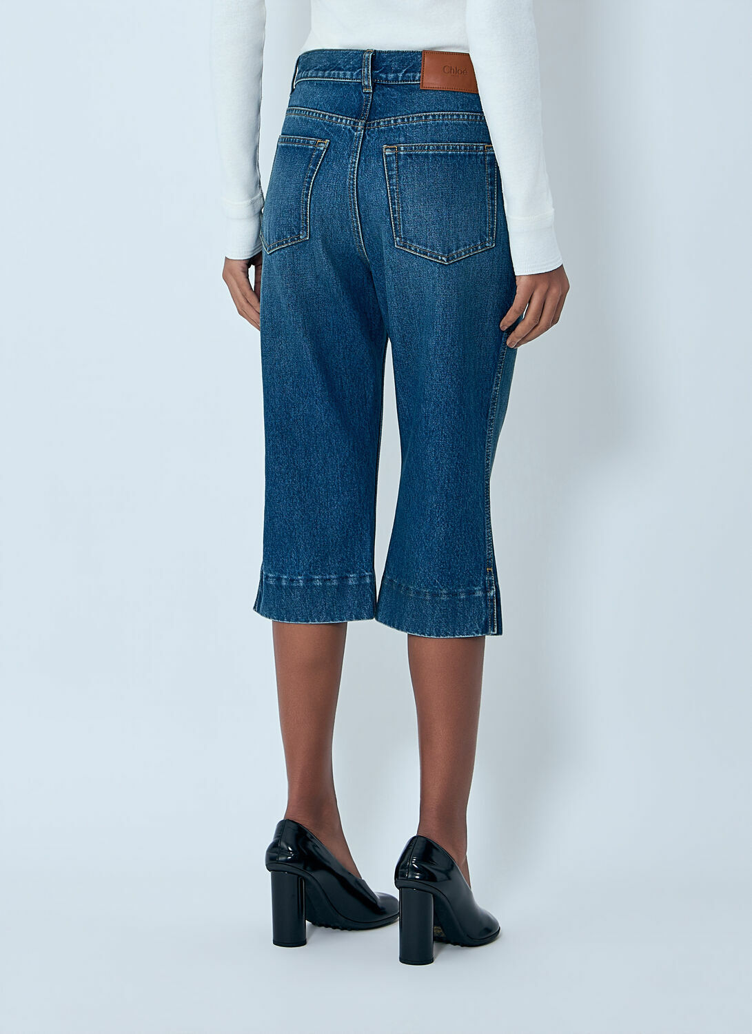 Chloé High-Rise Capri Jeans
