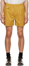 BEAMS PLUS Yellow Polyester Swim Shorts