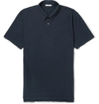 James Perse - Supima Cotton-Jersey Polo Shirt - Men - Storm blue