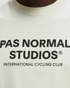 Pas Normal Studios Off Race Logo T Shirt White - Mens - Shortsleeves