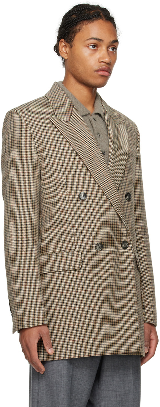 AMI Alexandre Mattiussi Brown Oversized Blazer
