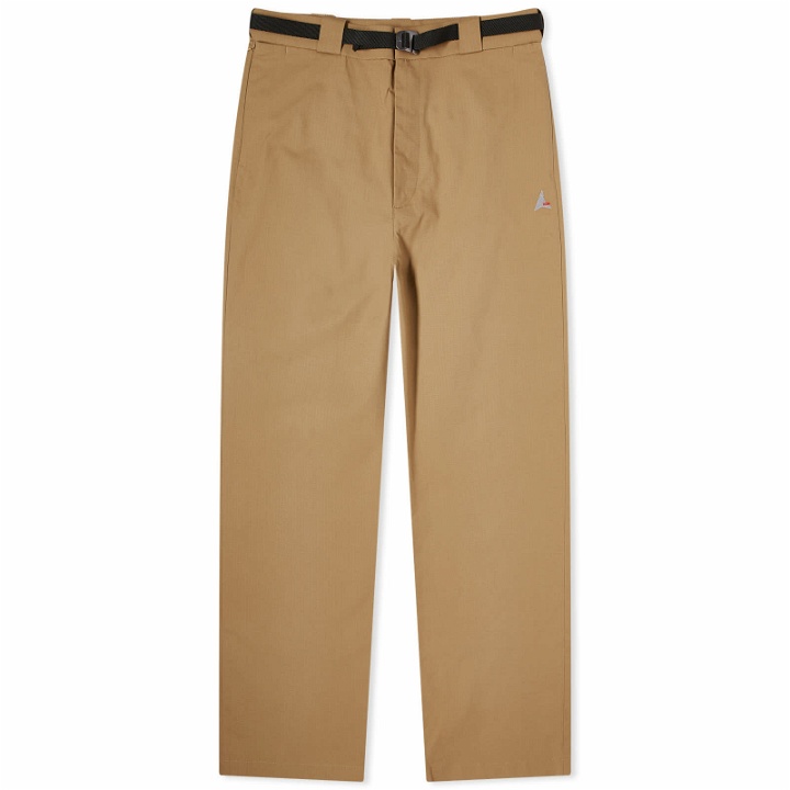 Photo: ROA Men's Oversized Chino Trousers in Brown
