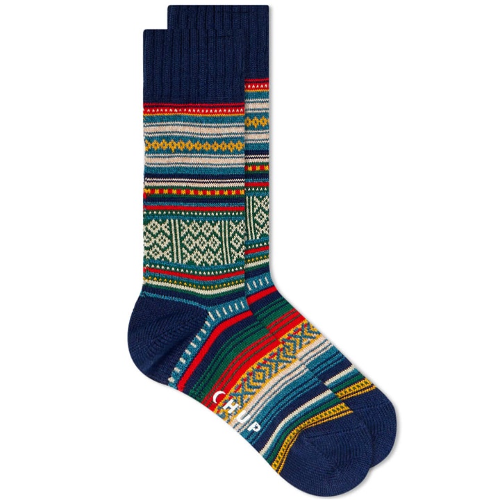 Photo: CHUP by Glen Clyde Company Pano Sock in Navy