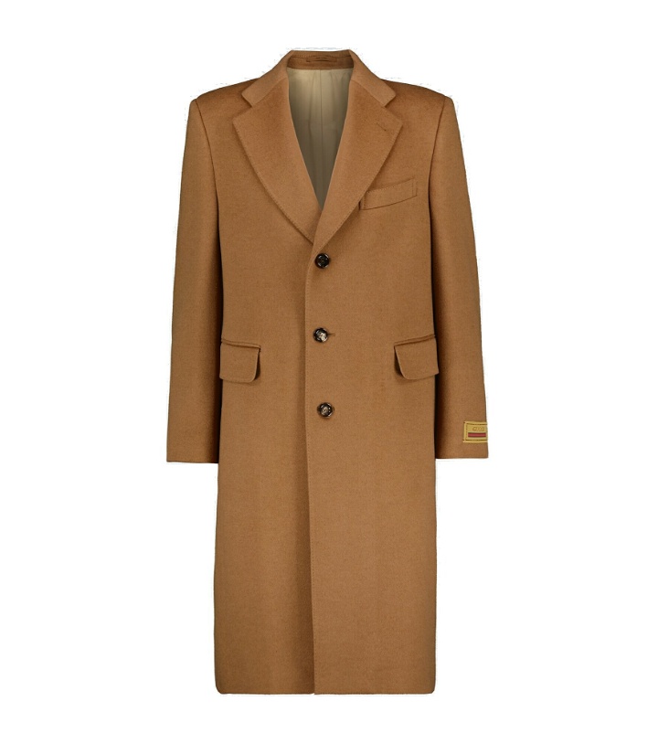 Photo: Gucci - Single-breasted camel wool coat