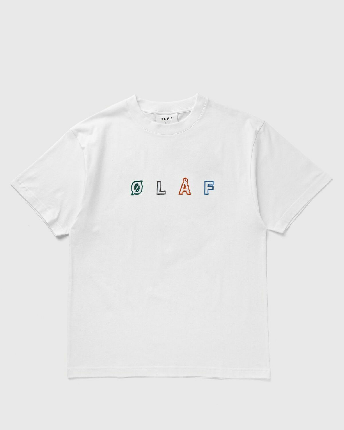 ØLÅF SANS EMBRO LOGO TEE White Mens Shortsleefe