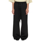 Fear of God Black Wide Leg Sweatpants