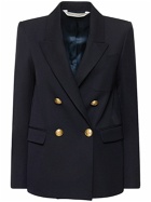 PALM ANGELS - Palms Double Breasted Wool Blend Blazer