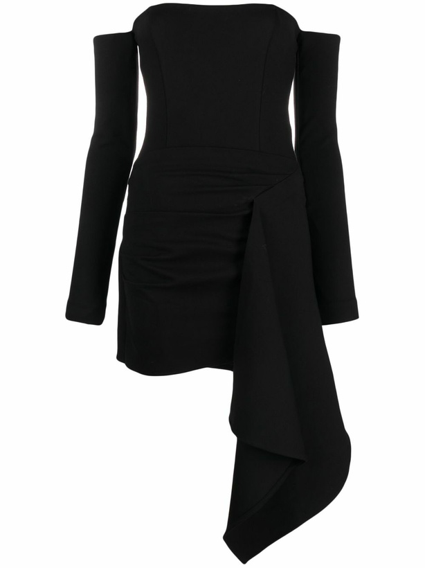 Photo: GAUGE81 Black Ansley Off-Shoulder Mini Dress