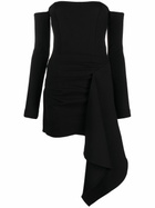GAUGE81 Black Ansley Off-Shoulder Mini Dress