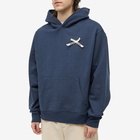 Jacquemus Men's Bow Logo Hoody in Dark Navy