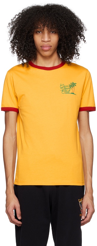 Photo: Casablanca Yellow 'Casa Tennis Club' T-Shirt