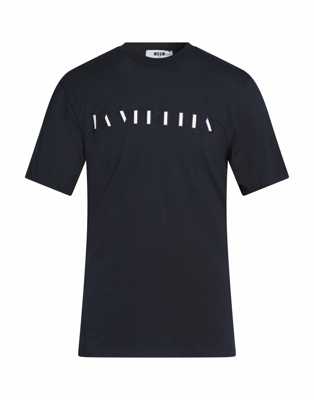 Msgm Mens T-shirt in Midnight blue