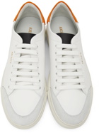 Axel Arigato White & Orange Clean 90 Triple Sneakers