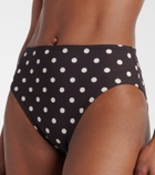 Karla Colletto Polka-dot bikini bottoms