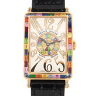 Franck Muller Long Island Rainbow Quartz Diamond Unisex Watch 952QZRELQTRSAIBAG1PBAG(5N)