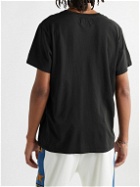 Pasadena Leisure Club - Good Times Printed Combed Cotton-Jersey T-Shirt - Black