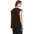 Camiel Fortgens Brown Spencer V-Neck Vest