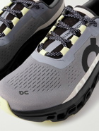 ON - Cloudmonster Rubber-Trimmed Mesh Running Sneakers - Gray